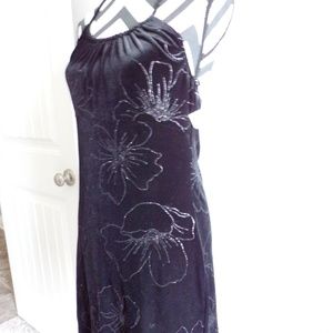 Aqua Blues Black Medium 8/10 Stretchy Dress